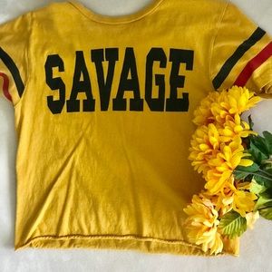 Mustard Yellow Crop Top